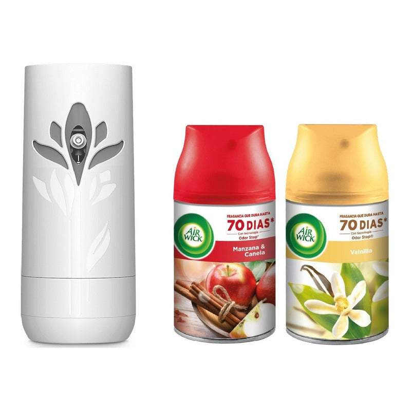 Air Wick Automatico Difusor + 2 Repuestos - Variedades