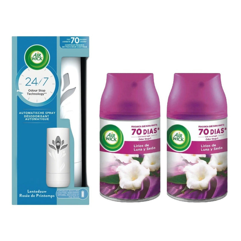 Air Wick Automatico Difusor + 2 Repuestos - Variedades