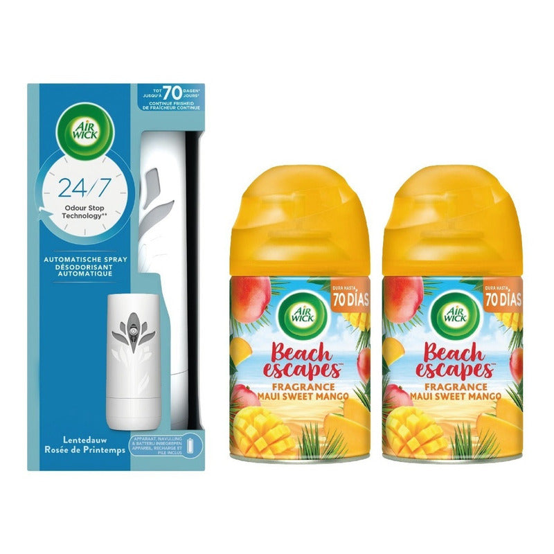 Air Wick Automatico Difusor + 2 Repuestos - Variedades
