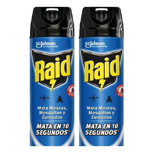 Raid - Moscas Zancudos y Arañas 2 unidades