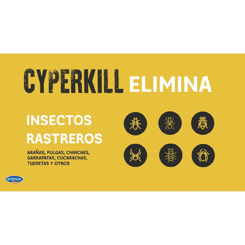 Cyperkill 25 Ec Repelente Multi Insectos Control Plagas /1 L