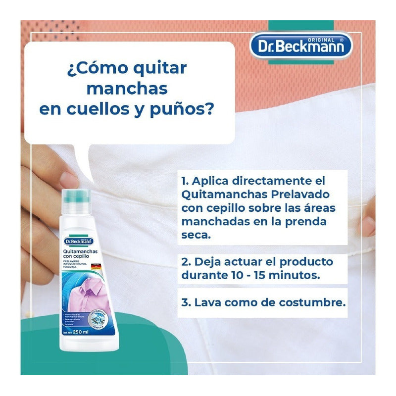 Dr. Beckmann - Quitamanchas Pre-lavado Con Cepillo [250 Ml]