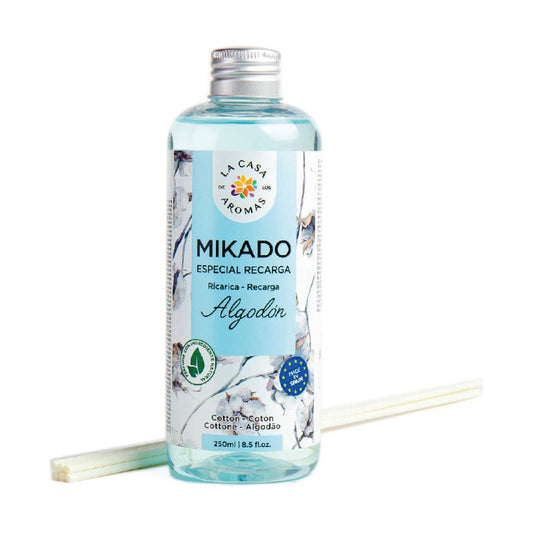 Aromatizador Mikado Reposición Algodón, 250 Ml
