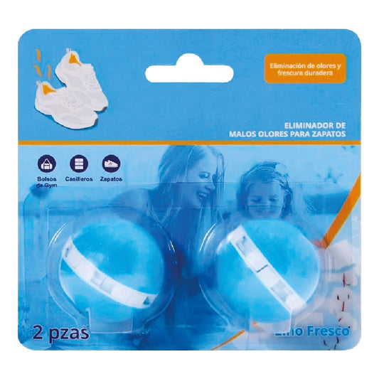 Aromatizador Eliminador De Olores Zapatos/botas 2 Pzas
