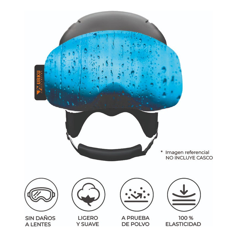 Funda Antiparras Ski/snow/bici Microfibra Elasticada