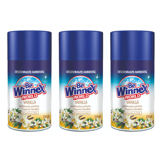 Repuesto Aromatiza. Automatico 250 Ml - Vainilla Winnex 3u