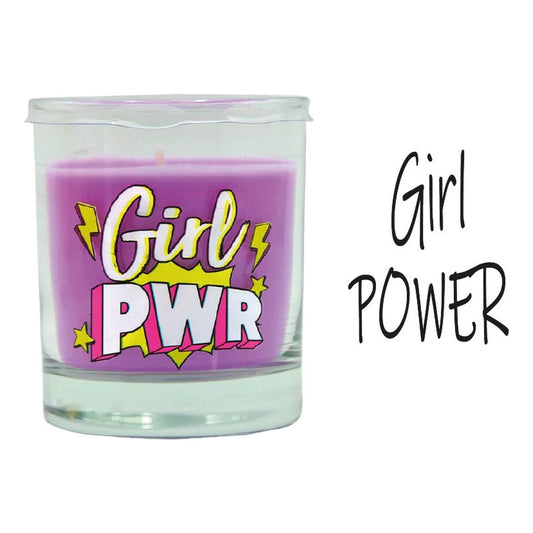 Lumar Aromatic Vela Vaso Con Mensaje -  Girl Power 140g/30h