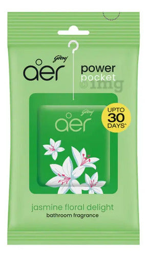 Aer Power Pocket - Ambientador  Jasmin  6 Unidades