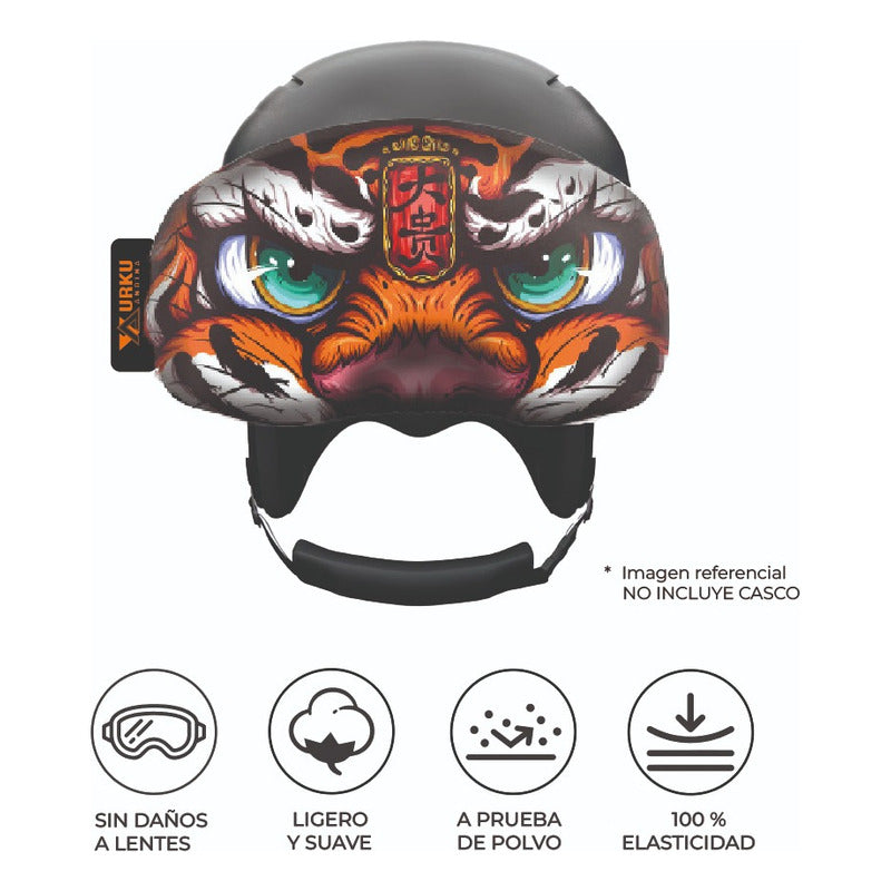 Funda Antiparras Ski/snow/bici Microfibra Elasticada