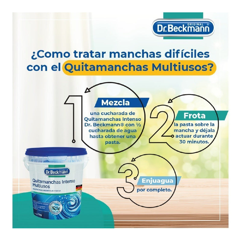 Dr. Beckmann Quitamanchas Intenso Multiusos En Pote  1kg