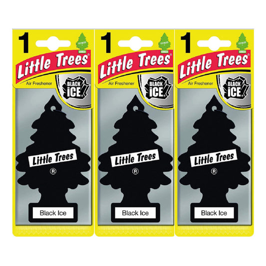 Little Trees - Aromatizador Black Ice | 3 Un