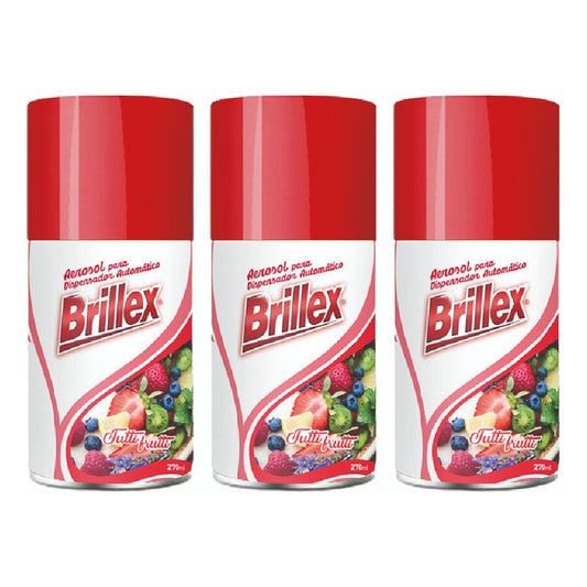 Repuesto Automatico 270 Ml - Tutti Frutti Brillex 3u Fl