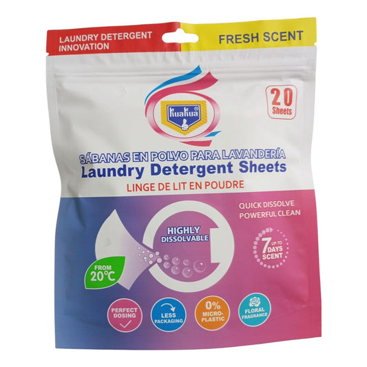 Detergente En Laminas 20 Un -  Hojas Magicas