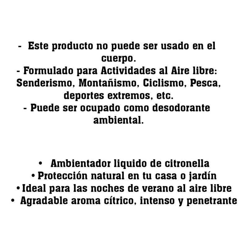 Amahogar - Repelente Mosquitos Citronela Para Telas Y Ambientes 60 Ml