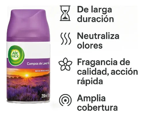 Air Wick Repuesto Automatico - Lavanda  250 Ml  3 Unidades