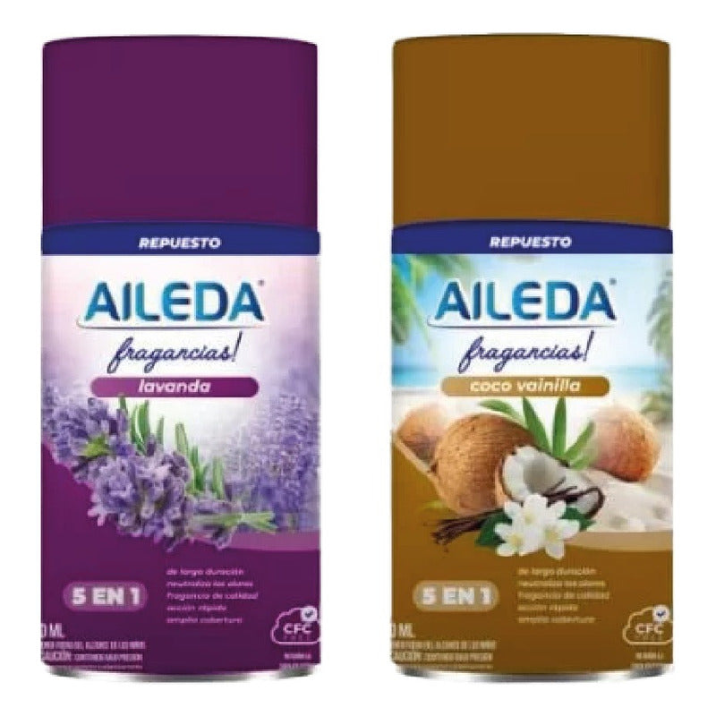 Repuestos Automáticos Aileda 250 Ml - Coco/lavanda 2uni