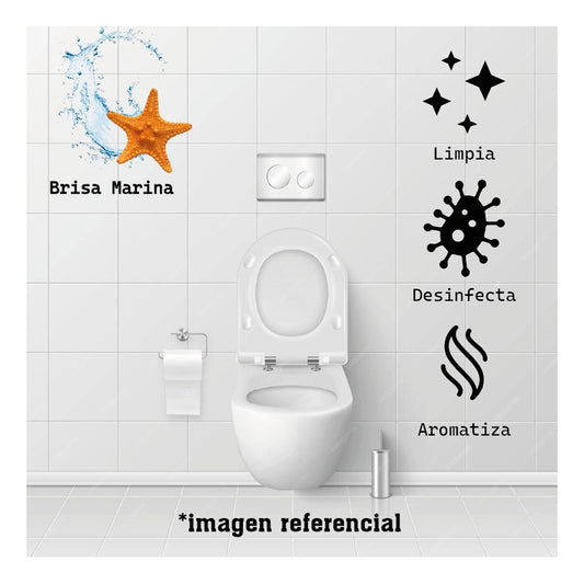 Aromatizador Wc Total  Colgadores Brisa Marina 45gx2
