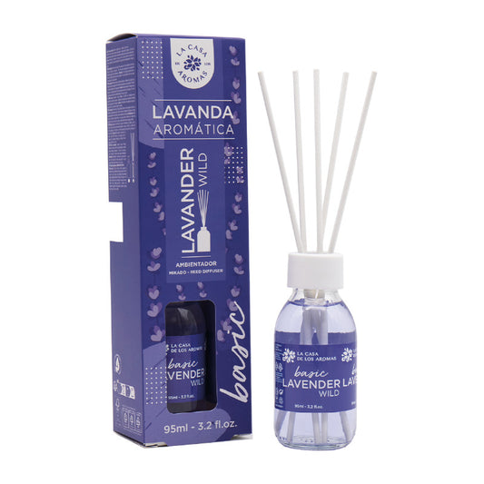Aromatizador Mikado Decorativo  Basic Lavanda Wild, 95ml