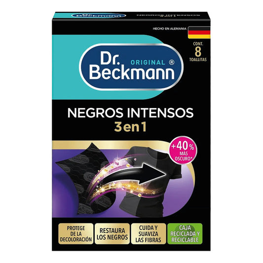 Dr. Beckmann -  Toallas Renovadoras De Tonos Negros Y Fibras