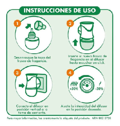 Air Wick Eléctrico Manzana Canela - Difusor + 2 Repues 21 Ml