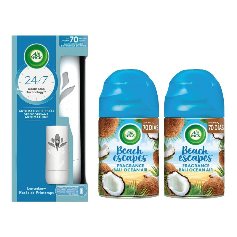Air Wick Automatico Difusor + 2 Repuestos - Variedades