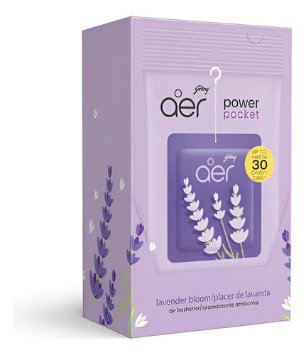 Aer Power Pocket - Ambientador Lavanda 6 Unidades