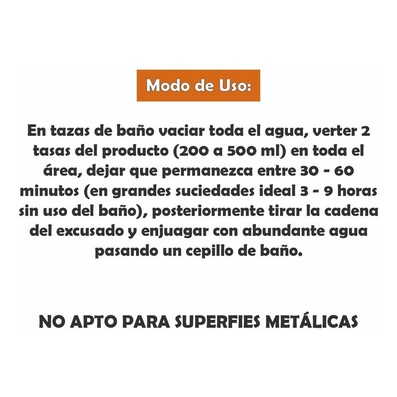Eliminador De Manchas Inodoros [manchas-difíciles]