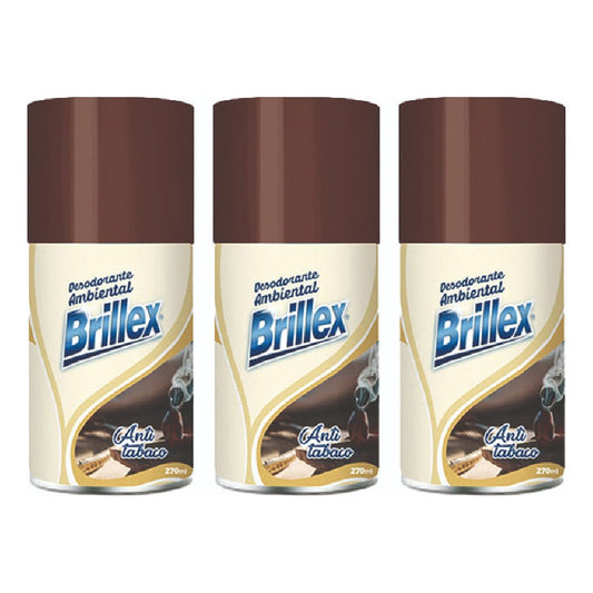 Repuesto Automatico 270 Ml - Anti Tabaco Brillex 3u Fl