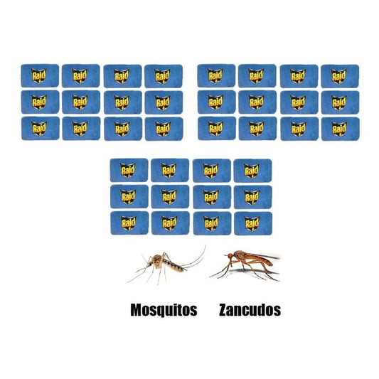 Raid Tabletas - Mosquitos Y Zancudos [36 Tabletas]