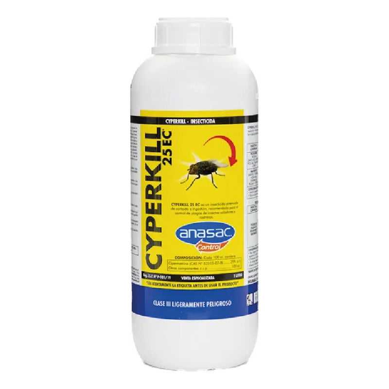 Cyperkill 25 Ec Repelente Multi Insectos Control Plagas /1 L