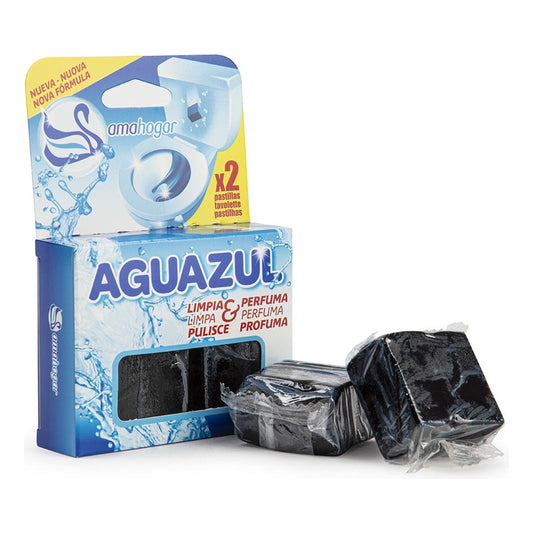 Pastilla Para Estanque  Azul Intenso  - Amahogar (45g X 2un)
