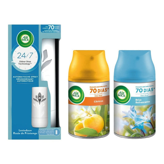 Air Wick Automatico Difusor + 2 Repuestos - Variedades