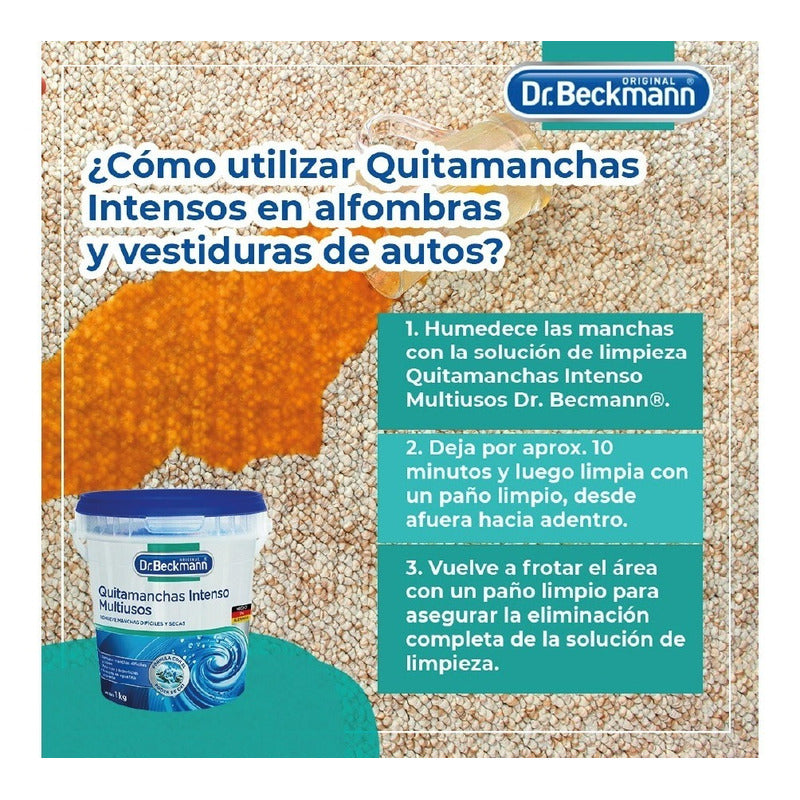 Dr. Beckmann Quitamanchas Intenso Multiusos En Pote  1kg