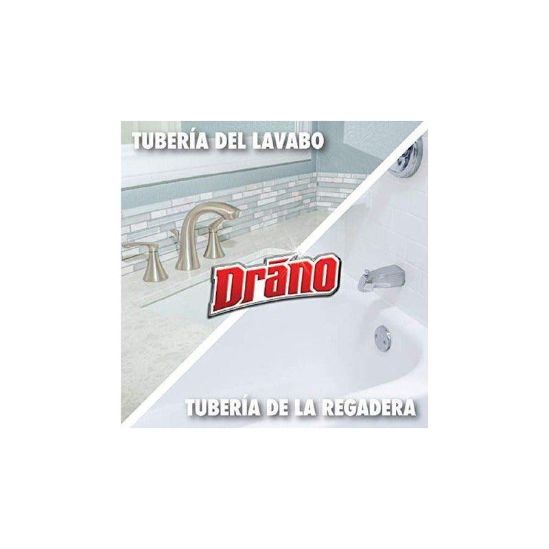 Draño Max Gel - Destapa Caños - No Daña Cañerías [946 Ml]