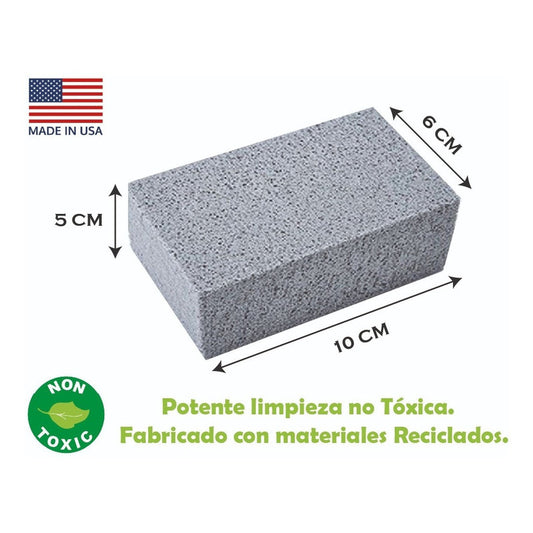 Earthstone Bloque De Limpieza Con Mango  Manchas Multisuper.