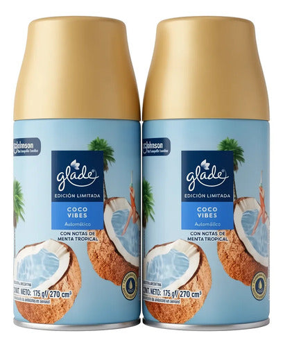 Glade - Repuesto Automatico  Coco 270ml X2