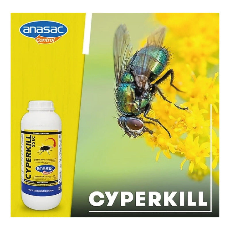 Cyperkill 25 Ec Repelente Multi Insectos Control Plagas /1 L
