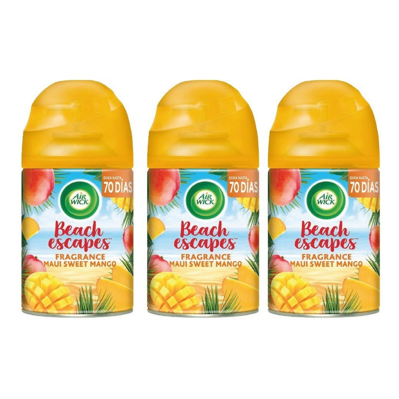 Air Wick Aromatizante Automático  [variedades] [3 Repuestos]