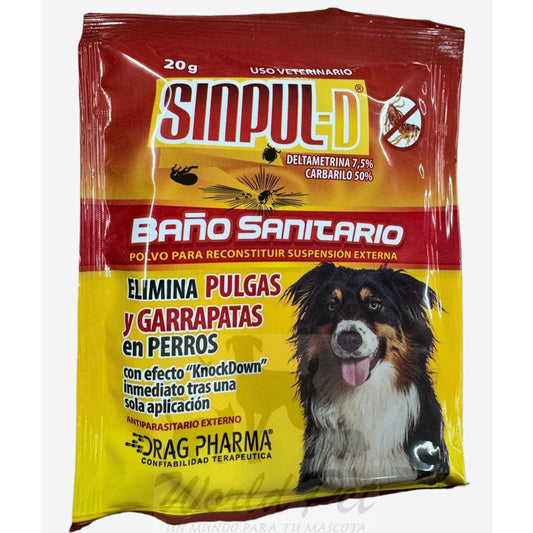 Sinpul 30 - Repelente/anti Parasitario Externo Sachet  15g