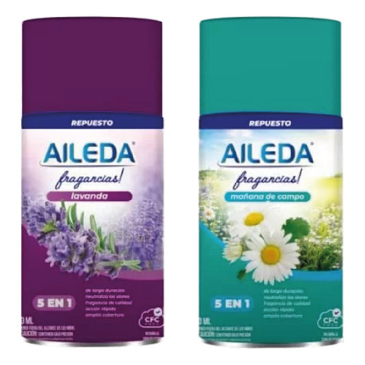Repuestos Automáticos Aileda 250 Ml - Campo/lavanda 2uni