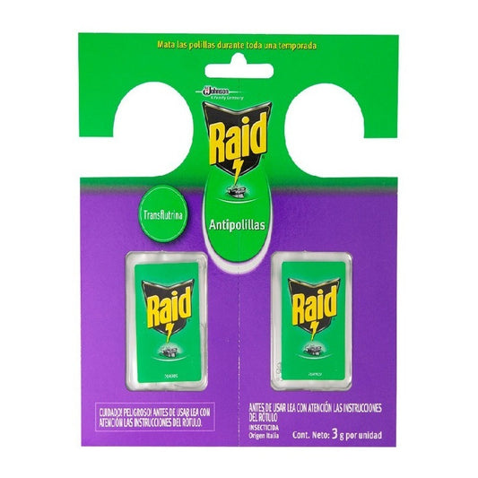 Raid Tabletas Pollilas - Armarios Y Baúl -  2u