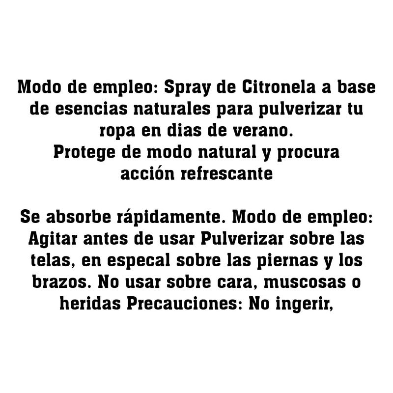 Amahogar - Repelente Mosquitos Citronela Para Telas Y Ambientes 60 Ml