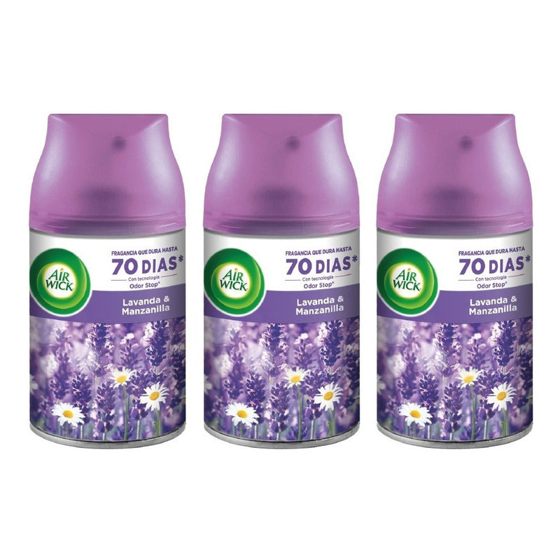 Air Wick Aromatizante Automático  [variedades] [3 Repuestos]