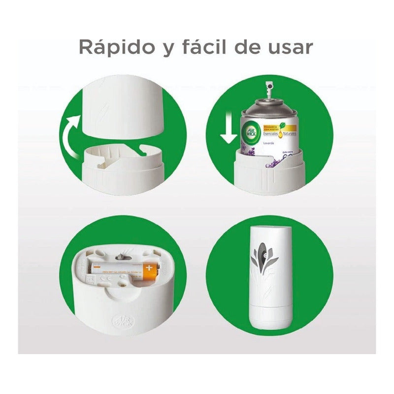 Air Wick Automatico Difusor + 2 Repuestos - Variedades