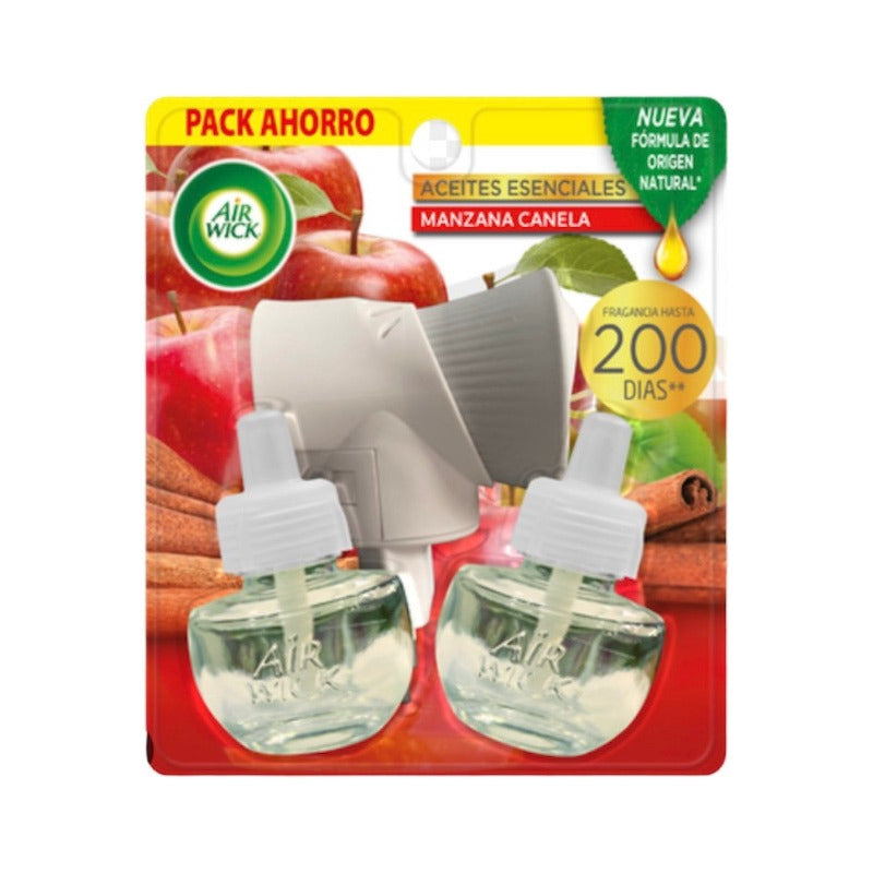 Airwick - Air Wick - Aromas - Enchufe Electrico - Variados - Pack - 2 - 21 Ml (incluye: Es Repuesto)