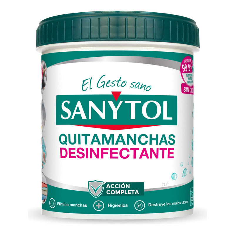 Sanytol - Limpiador / Eliminador De Manchas Y Olores 450 Gr