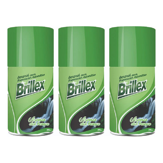 Repuesto Automatico 270 Ml - Aromas Del Bosque Brillex 3u Fl