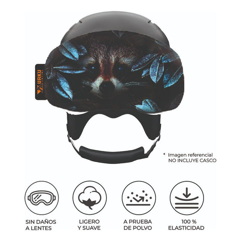 Funda Antiparras Ski/snow/bici Microfibra Elasticada