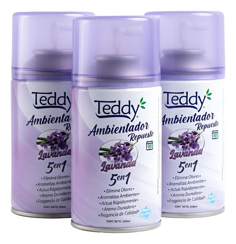 Teddy - Repuesto Automatico | 3u. Lavanda