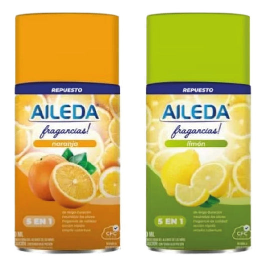 Repuestos Automáticos Aileda 250 Ml - Limon/naranja 2uni